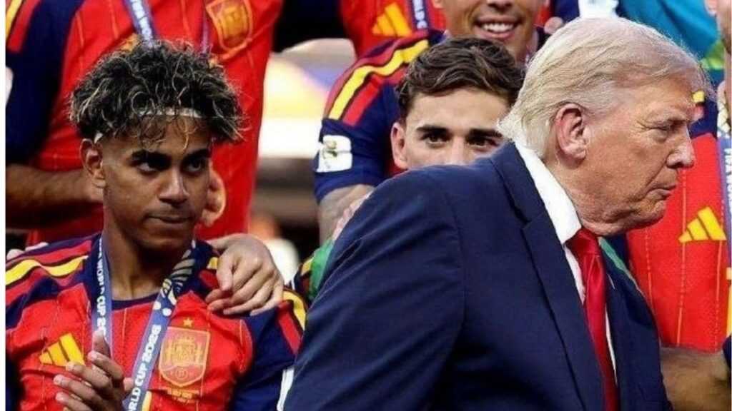 Lamine Yamal y trump